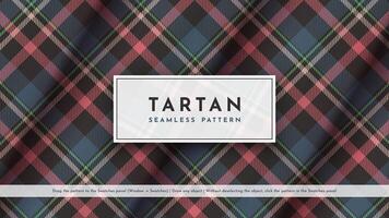 naadloos Schotse ruit patroon. traditioneel Schots textuur. modieus kleding stof. textiel achtergrond. vector
