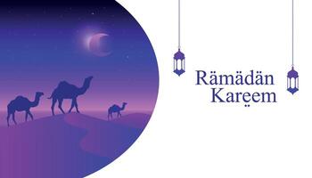 illustratie vector grafisch van Ramadan kareem perfect voor achtergrond ontwerp