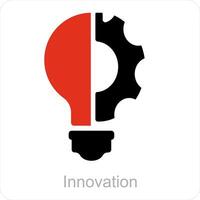innovatie en idee icoon concept vector