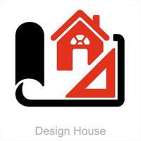 ontwerp huis en interieur icoon concept vector