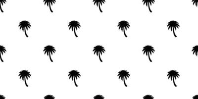 palm boom naadloos patroon kokosnoot boom vector eiland tropisch oceaan strand zomer sjaal geïsoleerd tegel achtergrond herhaling behang tekenfilm illustratie wit ontwerp