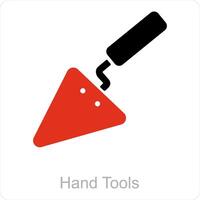 hand- gereedschap en reparatie icoon concept vector