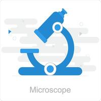 microscoop en wetenschap icoon concept vector