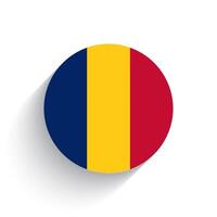 nationaal vlag van Tsjaad icoon vector illustratie geïsoleerd Aan wit achtergrond.