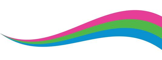 roze, groente, en blauw gekleurde achtergrond, net zo de kleuren van de polyseksueel vlag. lgbtqi concept. vlak vector illustratie.