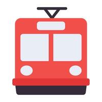openbaar bus vector icoon in tekening ontwerp