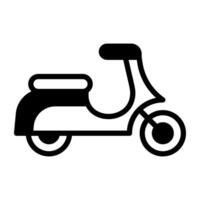 persoonlijk reizen voertuig, icoon van scooter vector