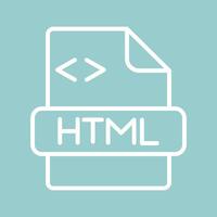 html vector icoon