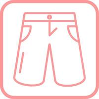 korte broek vector pictogram