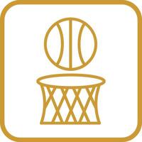 basketbal vector pictogram