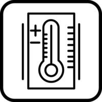 thermometer vector pictogram