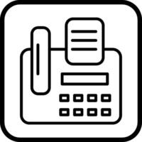 fax machine vector icoon