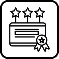 award vector pictogram