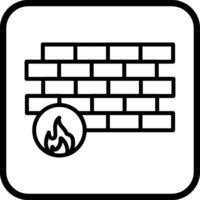 firewall vector pictogram