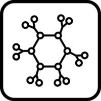 molecuul vector pictogram