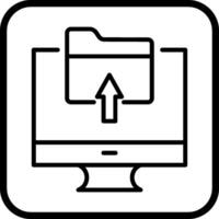 upload vector pictogram