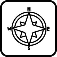 kompas vector pictogram