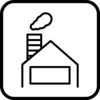 schoorsteen vector pictogram