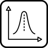 histogram vector icoon