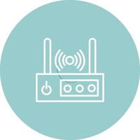 Wifi router vector icoon