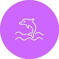 dolfijn vector icoon