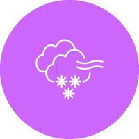 sneeuwstorm vector icoon
