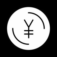 yen symbool vector icoon