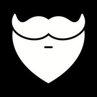 baard en snor ik vector icoon