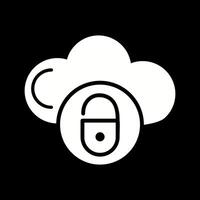 veilige cloud vector icon