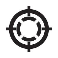 doelwit nauwkeurigheid icoon logo vector ontwerp sjabloon