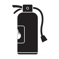 brand brandblusser icoon logo vector ontwerp sjabloon