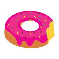 donuts icoon logo vector ontwerp sjabloon