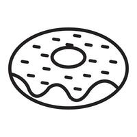 donuts icoon logo vector ontwerp sjabloon