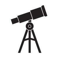 telescoop icoon logo vector ontwerp sjabloon