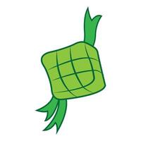 ketupat icoon logo vector ontwerp sjabloon