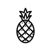 ananas icoon ontwerp Sjablonen gemakkelijk vector