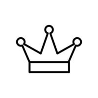 kroon koning vector ontwerp sjabloon
