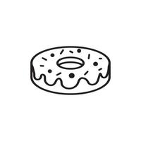 donuts icoon vector ontwerp Sjablonen gemakkelijk