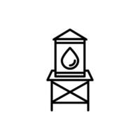 water tank icoon vector ontwerp Sjablonen