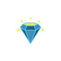 diamant modieus icoon vector ontwerp Sjablonen gemakkelijk