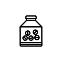 fles van pil en capsule medisch icoon vector ontwerp sjabloon