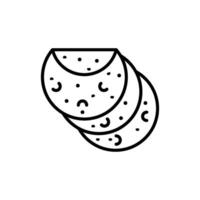 tortilla icoon vector ontwerp Sjablonen