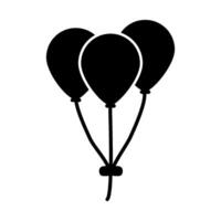 ballon icoon vector ontwerp sjabloon