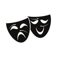 theater masker icoon vector ontwerp Sjablonen