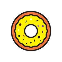 donuts icoon vector ontwerp Sjablonen gemakkelijk