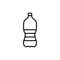 plastic fles icoon vector ontwerp Sjablonen