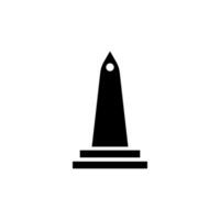 monument icoon vector ontwerp Sjablonen