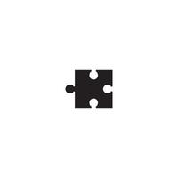 puzzel icoon vector ontwerp sjabloon