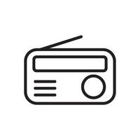 radio icoon vector ontwerp Sjablonen