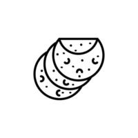 tortilla icoon vector ontwerp Sjablonen